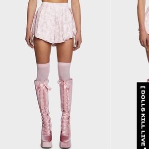 Sugar THRILLZ scandal sheet pleated shorts